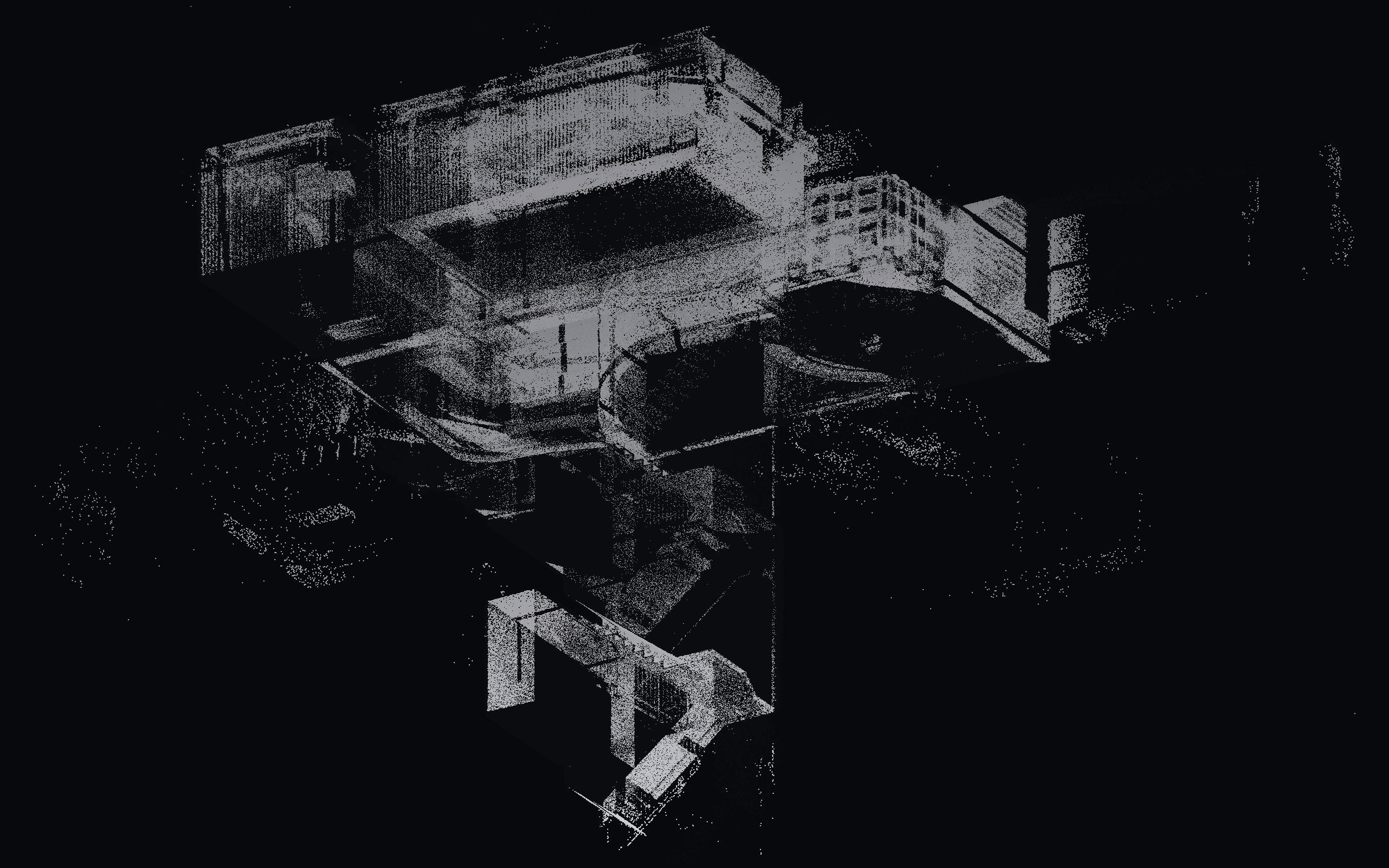 Everything else highlighted in the point cloud