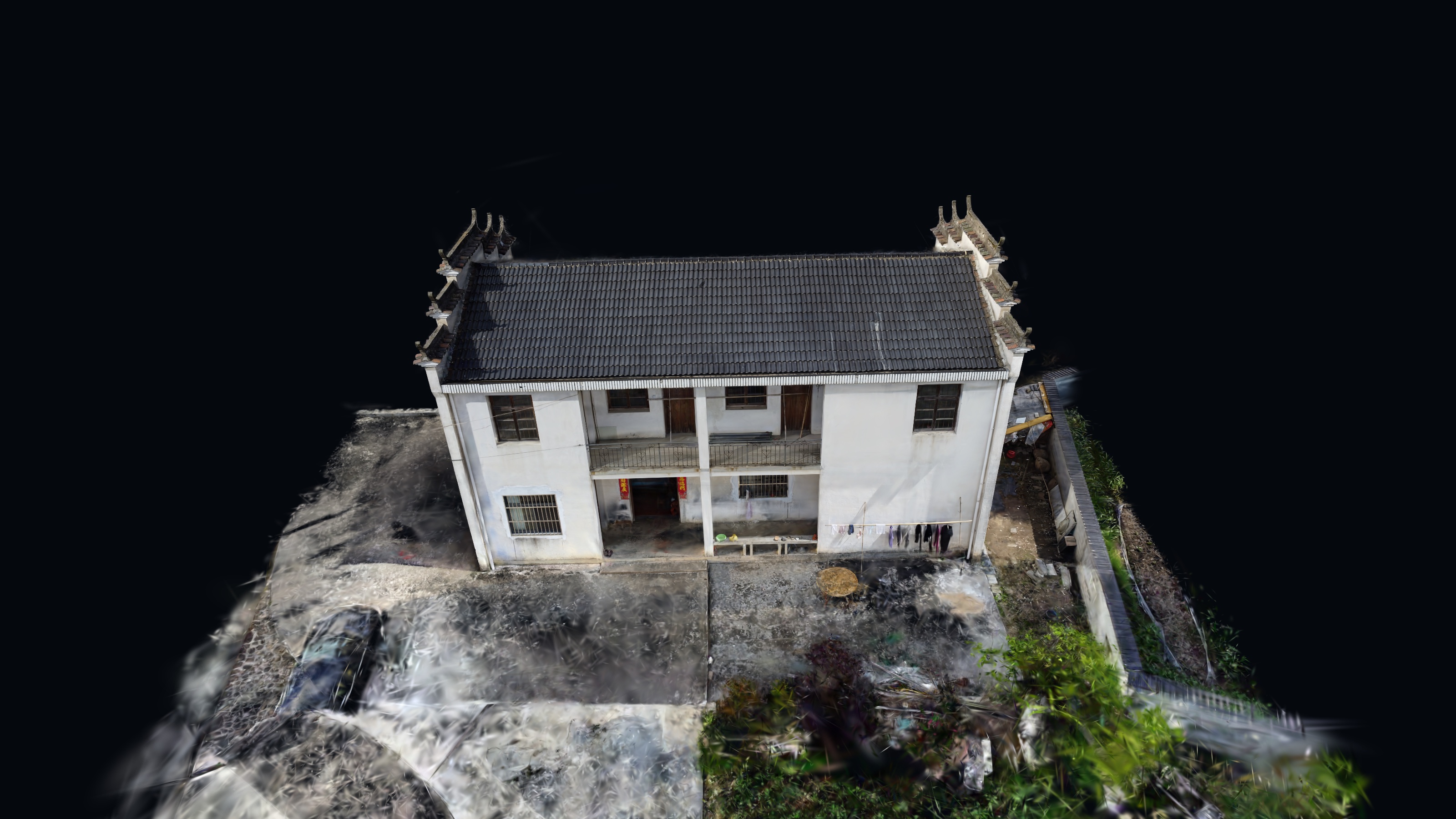 Drone photos to a 3D scene